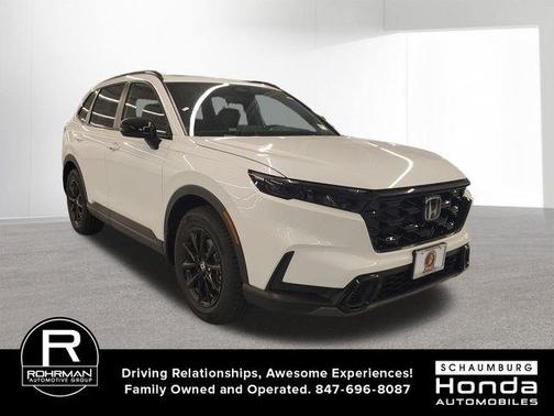 Platinum White Pearl 2026 Honda CR-V Hybrid Sport-L