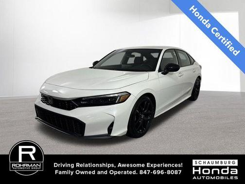 White 2025 Honda Civic Sport