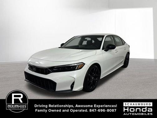 White 2025 Honda Civic Sport