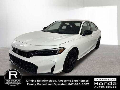 White 2025 Honda Civic Sport