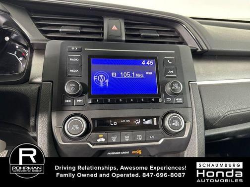 Cosmic Blue Metallic 2018 Honda Civic LX