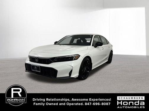 Platinum White Pearl 2026 Honda Civic Sport