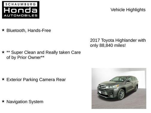 2017 Toyota Highlander XLE