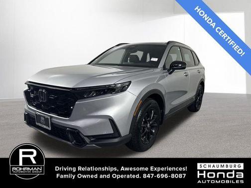 Solar Silver Metallic 2026 Honda CR-V Hybrid Sport-L