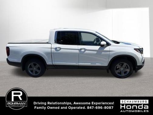 Platinum White Pearl 2022 Honda Ridgeline RTL-E