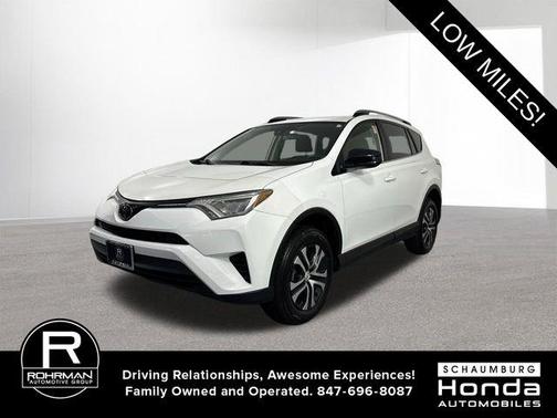 Super White 2017 Toyota RAV4 LE