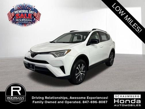 Super White 2017 Toyota RAV4 LE