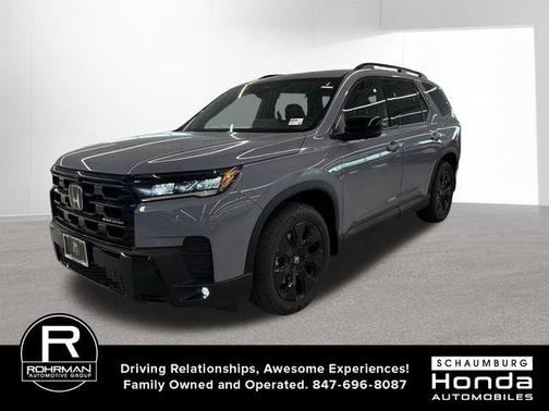 Sonic Gray Pearl 2026 Honda Pilot Black Edition