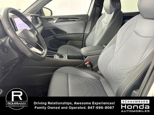 Opal White W/Deep Black Roof 2026 Volkswagen Tiguan 2.0T SE R-Line Black