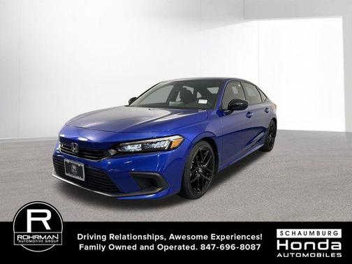 Aegean Blue Metallic 2022 Honda Civic Sport