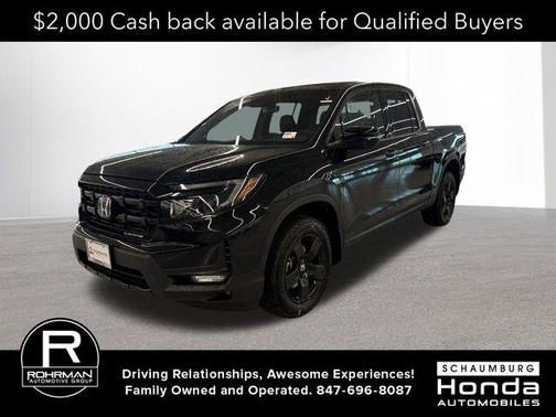 Crystal Black Pearl 2026 Honda Ridgeline Black Edition