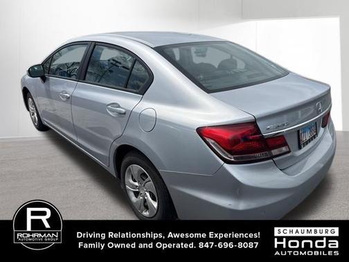 Alabaster Silver Metallic 2014 Honda Civic LX