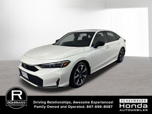 Platinum White Pearl 2026 Honda Civic Hybrid TOURING