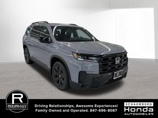 Sonic Gray Pearl 2026 Honda Pilot Black Edition