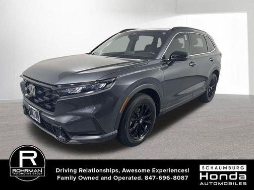 Meteorite Gray Metallic 2024 Honda CR-V Hybrid Sport