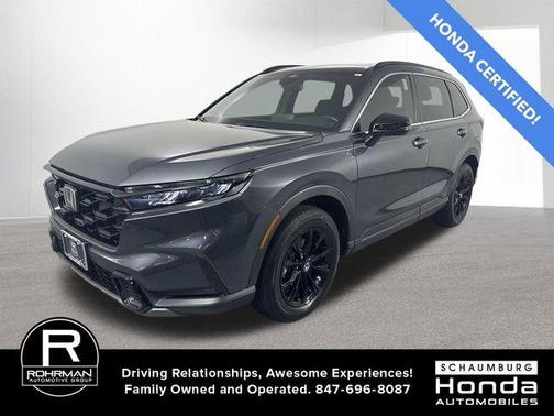 Meteorite Gray Metallic 2024 Honda CR-V Hybrid Sport