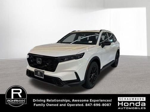 Platinum White Pearl 2026 Honda CR-V Hybrid Sport