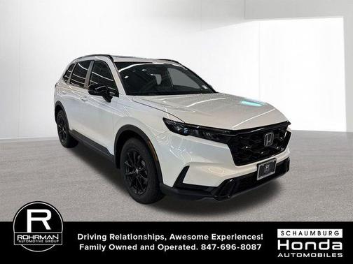 Platinum White Pearl 2026 Honda CR-V Hybrid Sport
