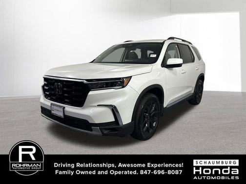 Platinum White Pearl 2025 Honda Pilot Sport