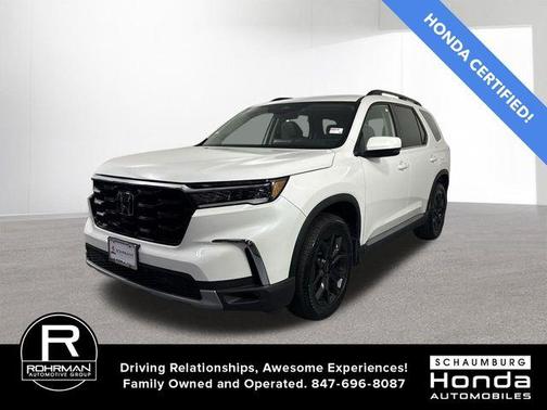 Platinum White Pearl 2025 Honda Pilot Sport