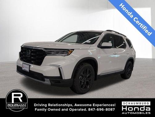Platinum White Pearl 2025 Honda Pilot Sport