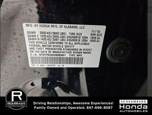 2017 Honda Pilot EX-L