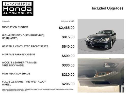 Smoky Granite Mica 2011 Lexus ES 350 Base