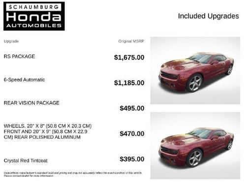 Crystal Red Tintcoat 2013 Chevrolet Camaro 1LT
