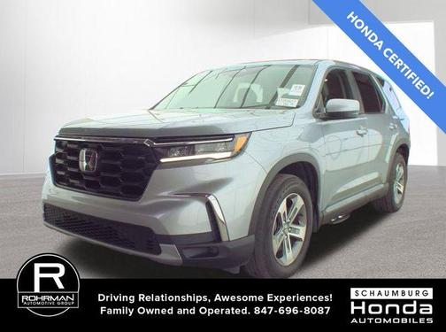 Lunar Silver Metallic 2023 Honda Pilot EX-L 8-Passenger
