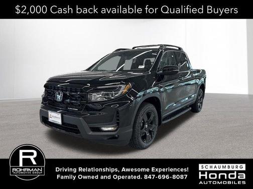 Crystal Black Pearl 2026 Honda Ridgeline Black Edition