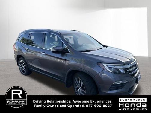 Modern Steel Metallic 2017 Honda Pilot Elite