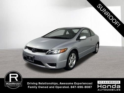 Alabaster Silver Metallic 2008 Honda Civic EX