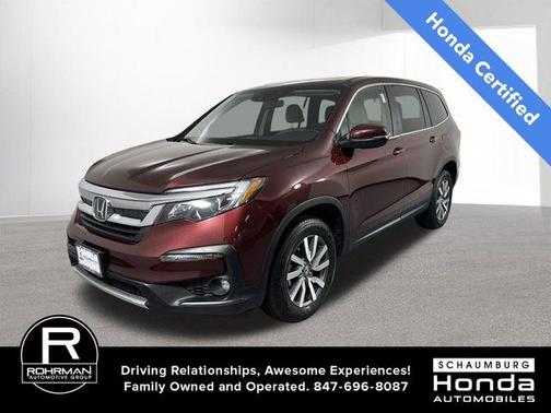 Deep Scarlet Pearl 2021 Honda Pilot EX-L