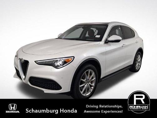 White Tri-Coat 2019 Alfa Romeo Stelvio Ti