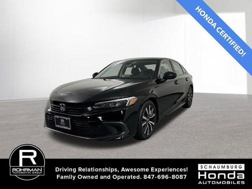 Crystal Black Pearl 2023 Honda Civic EX