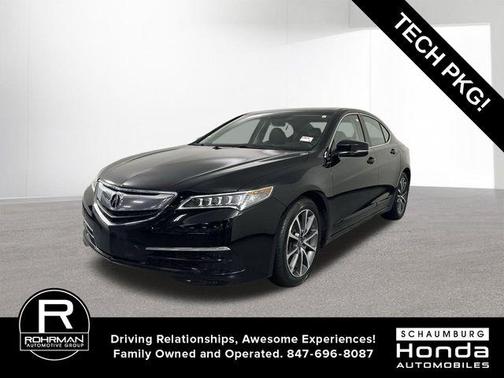 Crystal Black Pearl 2015 Acura TLX V6 Tech