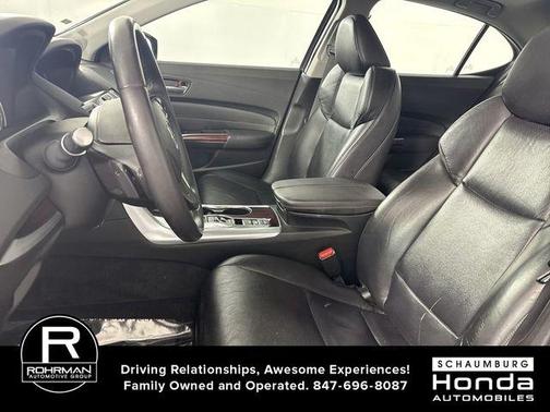 Crystal Black Pearl 2015 Acura TLX V6 Tech