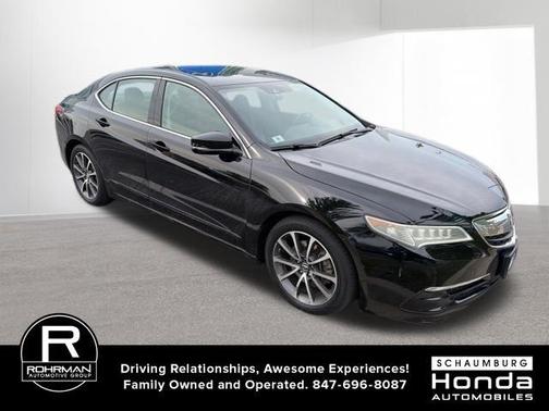 Crystal Black Pearl 2015 Acura TLX V6 Tech