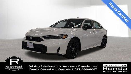 Platinum White Pearl 2026 Honda Civic Hybrid