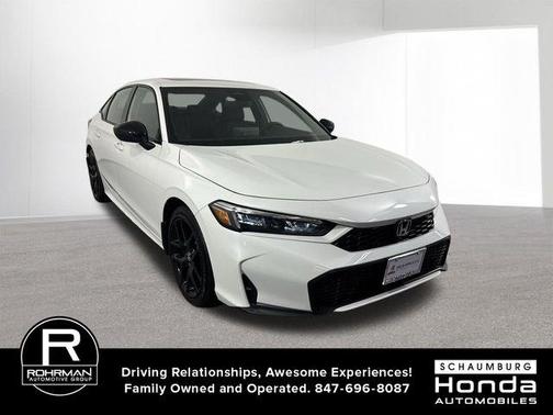 Platinum White Pearl 2026 Honda Civic Hybrid