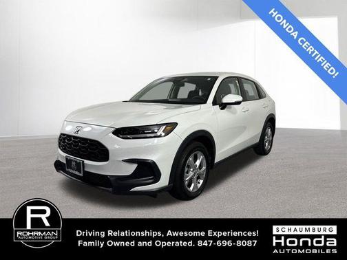 Platinum White Pearl 2024 Honda HR-V LX