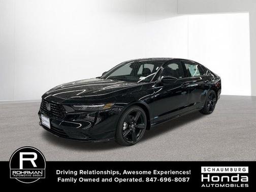 Crystal Black Pearl 2026 Honda Accord Hybrid Sport-L