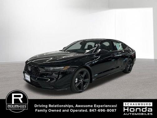 Crystal Black Pearl 2026 Honda Accord Hybrid Sport-L