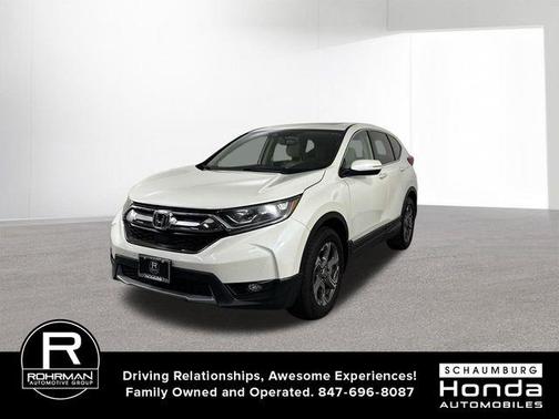 White Diamond Pearl 2018 Honda CR-V EX-L