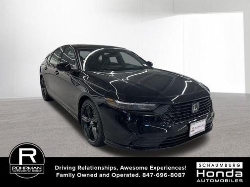 Crystal Black Pearl 2026 Honda Accord Hybrid Sport-L