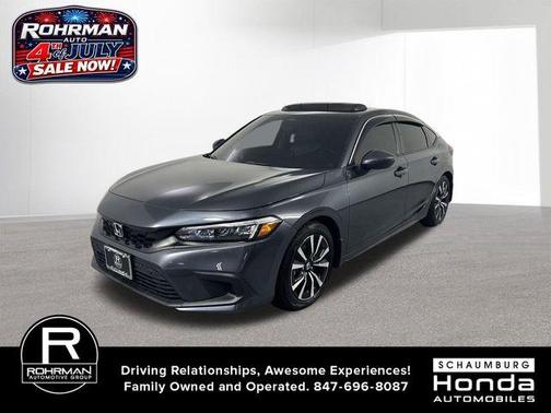 Meteorite Gray Metallic 2024 Honda Civic EX-L