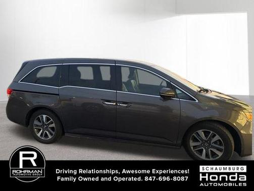 Brown 2016 Honda Odyssey Touring Elite