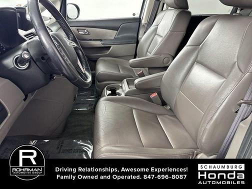 Brown 2016 Honda Odyssey Touring Elite