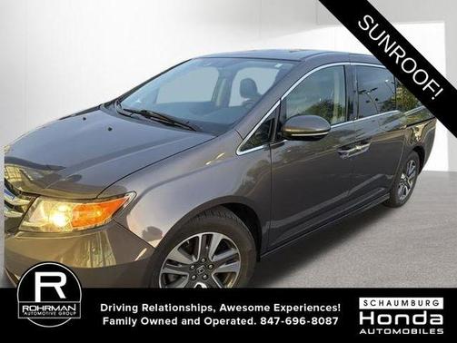 Brown 2016 Honda Odyssey Touring Elite