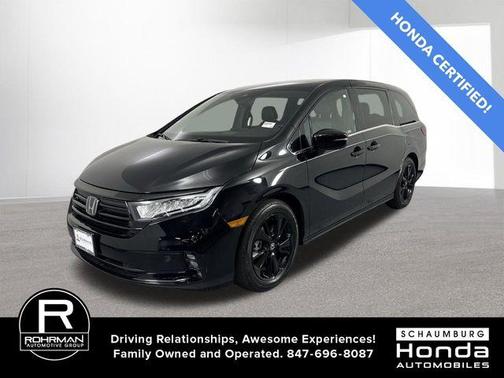 Crystal Black Pearl 2024 Honda Odyssey Sport